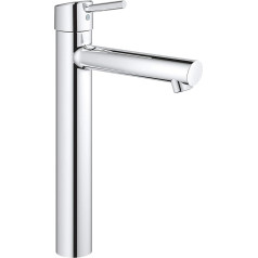 GROHE Concetto 23920001 Vienvirziena izlietnes krāns (ūdens taupīšanas, izturīga virsma, XL izmērs), hroms