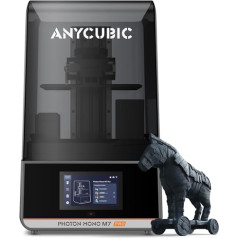 ANYCUBIC Photon Mono M7 Pro 14K 3D printeris, 10,1 collu mono LCD displejs ar COB gaismas avotu, drukas ātrums līdz 170 mm/h, konstantas temperatūras sildīšana, bez nolīdzināšanas, drukas izmērs 223 x 126 x 230 mm