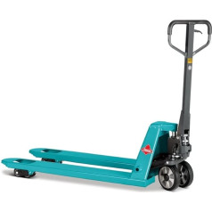 Ameise PTM 3.0 Hand Pallet Truck, palešu ratiņi 3000 kg kravnesība, 1 150 mm dakšas garums, stūres ritenis/dakšas rullītis izgatavots no izturīga poliuretāna, dakšas riteņi Iekārtas tandēma paliktņu ratiņi, paliktņu ratiņi