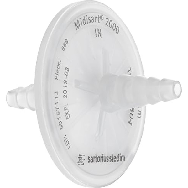 neoLab 3-1905 Drošības filtrs, PP/PTFE, 99,97 % atpakaļ, diametrs 50 mm, 0,45 µm