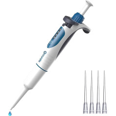 YOOTg Einkanalpipette Mit Einstellbarem Volumen, Präzise Und Kalibrierte Mikropipetten Für Flüssigkeitsvolumina Von 20-200 µl, Autoklavierbar,1-10ml