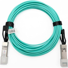 Elfcam® - 70 m OM3 SFP+ uz SFP+ AOC 10 Gbps optisko šķiedru kabelis, saderīgs ar SFP-10G-AOC (70 m)