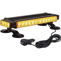 PROZOR 12 V/24 V 30 LED avārijas brīdinājuma gaisma 7 mirgošanas režīmi Brīdinājuma gaisma Dzintara zibspuldzes gaisma ar magnētisko pamatni transportlīdzeklim Kravas automašīnai SUV 30 W