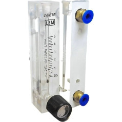 0,1-1 0,3-0,3 0,5-5 1-10 2-20 2-25LPM LZM-8M verstellbares Panel H2 Rotameter mit Ventil zum Einstecken 6 OD Rohr (1-10LPM)