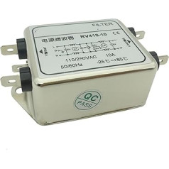 SOEWGAIJI RV410-10A AC 220V einphasiger, Zweiteiliger, verbesserter Stromversorgungsfilter 110V 250VAC