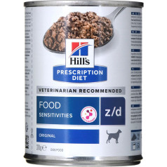 pd canine food sensitivities z/d - drėgnas maistas šunims - 370 g