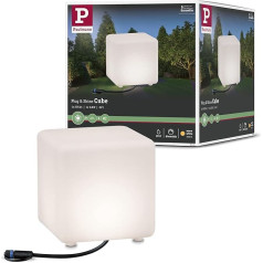 Paulmann 941.76 Āra Plug & Shine Light Objekta akmens IP67 3000K 235lm 24V āra lodveida gaisma Dārza terases apgaismojums 94176