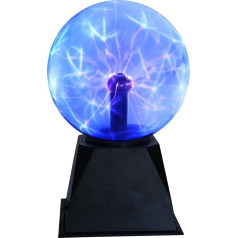 Pheashine plazmas bumba, 15 cm plazmas bumba, skārienjutīga un skaņu jūtīga, plazmas lampa 6 collu Magic Plasma Light Blue Flash Ball Magic Ball Izglītojoša rotaļlieta fizika 220 V