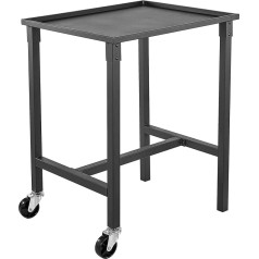 NEUSTEIN Stand Table Stand for Pizza Oven Pellet Oven Pizza Oven with Wheels XQ3010 Black