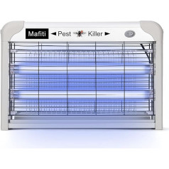 mafiti MS600 elektriskā moskītu lamatas kukaiņiem 20W ar UV gaismu nogalina mušas, moskītus, kukaiņus, kukaiņus, varmākas u.c. Klusa kukaiņu iznīcinātāja mājsaimniecībām un komerciālai lietošanai