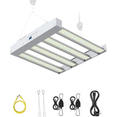 LED augšanas lampa Augu lampa LED pilna spektra 660 LED gaismas diodes 120 W 60 x 60 cm vāks LED augu lampa 3 veidi Pilna spektra taimeris un aptumšošanas funkcija telpaugiem Stādi Dārzeņi Dārzeņi un ziedi