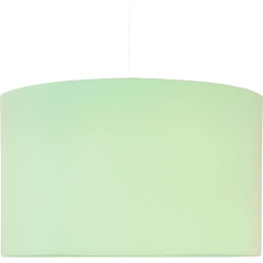 youngDECO® Lampa 2 x E27 Delicate Mint, papildu gaismas difuzors, 38 cm diametrs, liels auduma abažūrs, pilnīgs griestu gaismeklis, piekaramais gaismeklis bērnu istabai, viesistabai, guļamistabai, gaitenim un birojam