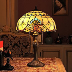 FVLFIL 16 collu barock europäische Tiffany Tischlampe Schlafzimmerlampe Nachttischlampe