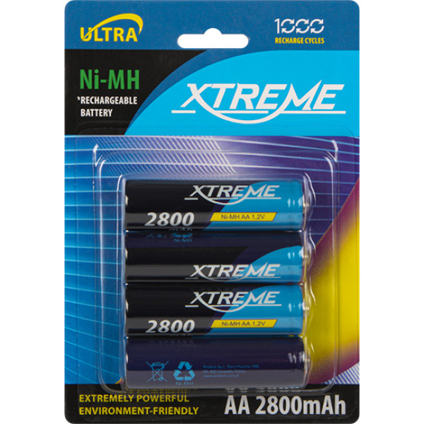 82-601# Akumulators r6 ni-mh aa 2800mah xtreme