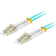 Оптоволоконный патч-корд мм lc/upc-lc/upc duplex 3.0mm 3m aqua