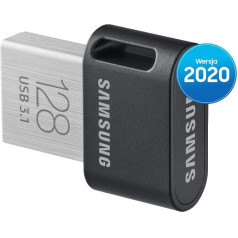 Samsung fit plus pelēka usb 3.1 128 gb atmiņas karte