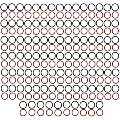 Galloparts 91370-SV4-000 91345RDAA01 Servolenkungspumpe O-Ring Einlassauslassdichtungen, 200 Stück, kompatibel mit Honda CR-V 1997-2011 Submodell GX 1998-1998 Submodel LX 1998-1998 Accord 1998-2007