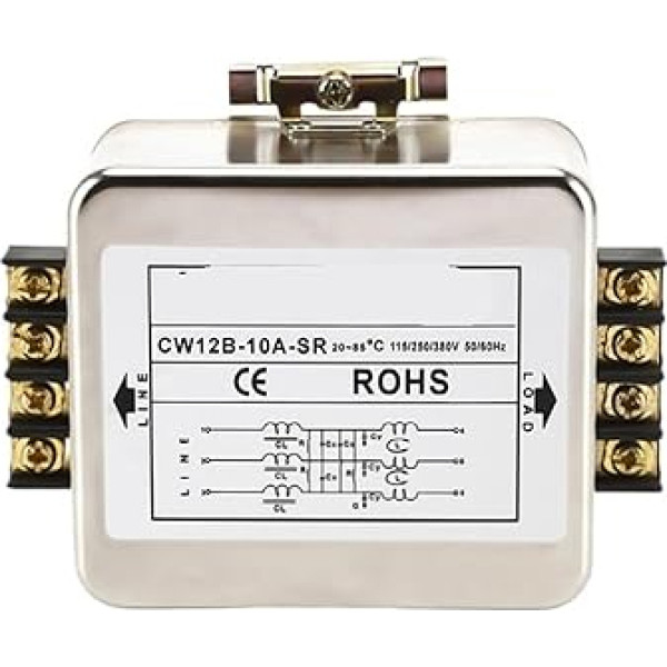 CW12B-10A/20A/30A-SR trīsfāzu filtrs (CW12B-10A-SR)