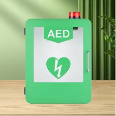 AED-Aufbewahrungsschrank Automatischer Schließfach für externe Defibrillatoren Defibrillator-Erste-Hilfe-Set-Wandhalterung für die Krankenpflege zu Hause