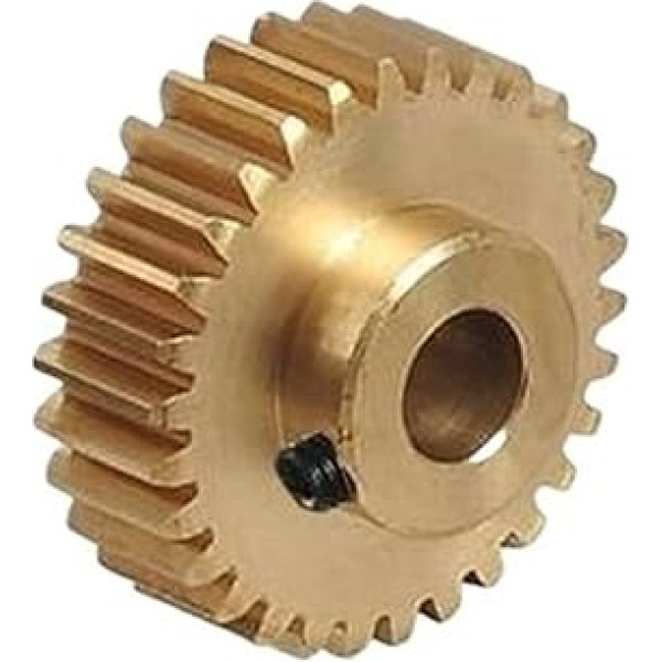 Maschinen Industrielles Ritzel 0,5 Modulus 21T-39T Kupfergetriebe Mikrogetriebe für Minimotor und Präzisionsmodell(3mm,24 teeth)