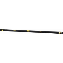 Stanley FMHT42561-1 Fatmax Classic Pro spirta līmeņrādi (180 cm garums, 3 līmeņi, triecienabsorbējoši gala vāciņi, precizitāte ±0,5 mm/m, plāns, moderns dizains)