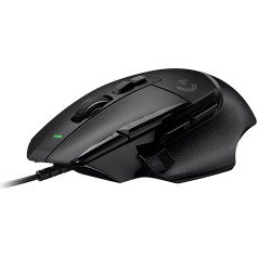 Logitech G 502 x Wired Gaming Mouse - Lightforce Hybrid Optical-Mechanical Primary Switch, Hero 25K Gaming Sensor, saderīga ar PC - macOS/Windows - Black