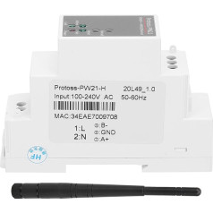 BOROCO RS485 pārveidotājs no RS485 uz Ethernet/WLAN, RS485 WiFi tilts, Modbus ECos ar antenu PW21-H AC 100 240 V