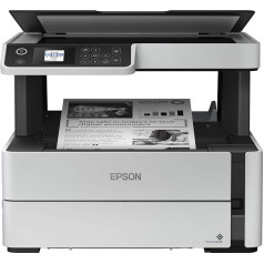 Epson EcoTank ET-M2170 atkārtoti uzpildāms 3-in-1 melnbalts printeris (skeneris, kopētājs, A4, abpusējs, USB 2.0, Wi-Fi, Ethernet) - liela tintes tvertne - liels ražīgums, zemas lappušu izmaksas