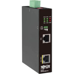 Tripp Lite Gigabit Ethernet PoE Injector Heavy Duty Industrial, 1-Port, 60W PoE++, 1 Gbps, Power + Data up to 100 Metres, IP30 Casing, DIN Rail Mounting, 3 Year Warranty (NPOEI-60W-1 W-1 G)