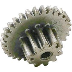 LYMFE Industrielles Stirnradgetriebe 30T+10T Bilayer-Zahnräder, groß, 30 Zähne, 0,6 m Außendurchmesser = 19 mm, klein 10 Zähne, 0,8 m Außendurchmesser = 10 mm, 30102.5B Metallritzel, 1 Stück