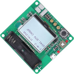 Tranzistoru testeris 25pf-100mf 50m Ohm 20ma PCB ESR mērītājs ar 12864 LCD displeju Intelligent mērījumu elektroniskās pārbaudes iekārtas DIY veikšanai