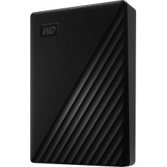 WD My Passport Ultra 6 TB ārējais cietais disks (mobilā krātuve, metāla korpuss, lejupielādējama programmatūra, automātiska dublējumu veidošana, aizsardzība ar paroli), melns - saderīgs arī ar PC, Xbox un PS4