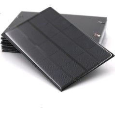 EKOUQIN Solarmodul 1 0pcs 5v 2w 142 * 8 8 mm polikristāla Sonnenkollektoren for Camping Mini Solar Cell Sun Power Modul for DIY Akkuladegerät Off-Grid-Solarmodul für Wohnmobil-/Wohnwagenanhänger