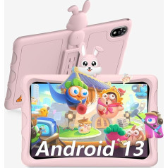 DOOGEE U9 Kid Children, planšetdators bērniem, 10 collas, planšetdators bērniem, 7GB RAM + 64GB ROM/TF 1TB, planšetdators bērniem, planšetdators bērniem no 3 gadu vecuma, WiFi 6, 5060 mAh/OTG, iepriekš instalētas bērnu programmas, bērnu bloķ