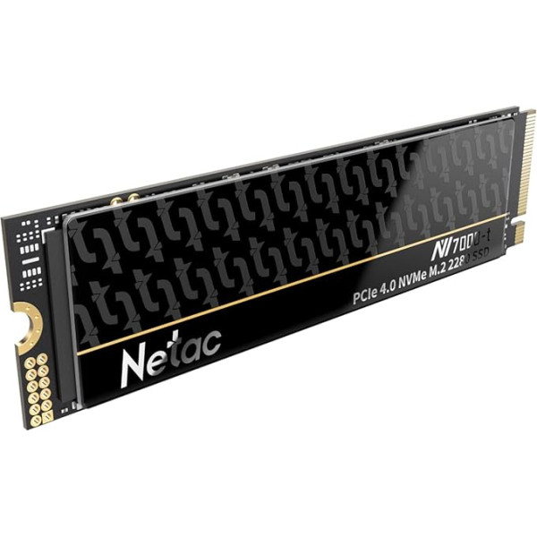 Netac NV7000-t 1TB M.2 NVMe Gen 4, iekšējais SSD 7300MB/s nolasīšanas ātrums, PCIe 4.0 X4, iekšējais cietvielu disks, saderīgs ar Steam Deck, Surface Pro, datoriem, klēpjdatoriem