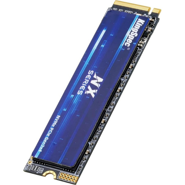 KingSpec NX Series 512GB Gen3x4 NVMe M.2 SSD, līdz 3500MB/s, 3D NAND Flash M2 2280 iekšējais cietvielu disks, galddatoriem un klēpjdatoriem