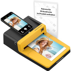 KODAK Dock ERA 4PASS mobilais fotoprinteris (10 x 15 cm) Foto printeris + 10 lapas