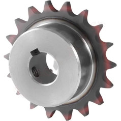 Rūpnieciskā sprocket 1 gab 08B 40 zobu sprocket 45 # tērauda 40T Rūpnieciskā transmisijas sprocket riteņa riteņa caurums 18/20/22/24/25/28/30/32/35/35/38/38/40/42/45/48/50mm (Krāsa : 40 zobi