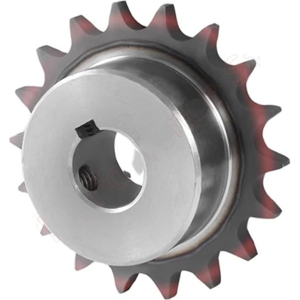 Rūpnieciskā sprocket 1 gab 08B 40 zobu sprocket 45 # tērauda 40T Rūpnieciskā transmisijas sprocket riteņa riteņa caurums 18/20/22/24/25/28/30/32/35/35/38/38/40/42/45/48/50mm (Krāsa : 40 zobi