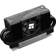 Thermalright HR10 2280 PRO Black SSD Cooler, двухсторонний радиатор, с 4 x 5 мм тепловыми трубками AGHP Tochnology, с термосиликоновой подкладкой для охлаждения M.2 2280 SSD,