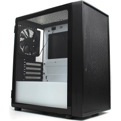 TECWARE Nexus Air M2 Black / White Matx Mesh Compact Gaming Tower