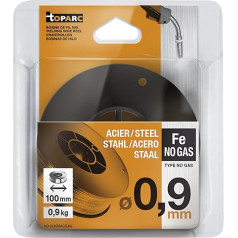 TOPARC serdes stieples spole bez gāzes, diametrs 100 mm, tērauds, 0,9 kg, 086104