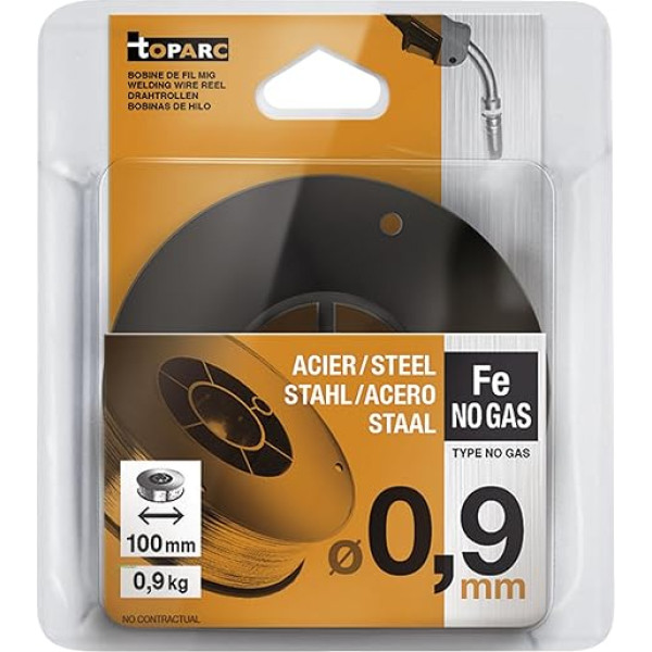 TOPARC serdes stieples spole bez gāzes, diametrs 100 mm, tērauds, 0,9 kg, 086104