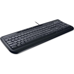 Microsoft tastatūra 600 melna, ziemeļu izkārtojums, ANB-00009 (melna, ziemeļu izkārtojums)