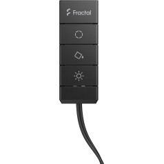 Fractal Design Adjust 2 Manual ARGB Controller for All Standard 5V ARGB LED Fans Strips and Devices Chaining Y-Cable Adapter Included, FD-A-ADJ2-001