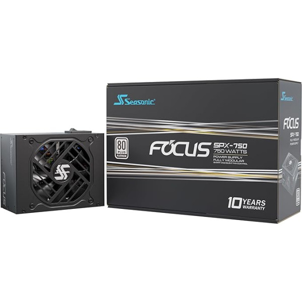 SeaSonic Focus SPX-750 750W ATX12V / SFX12V 80 Plus Platinum, черный