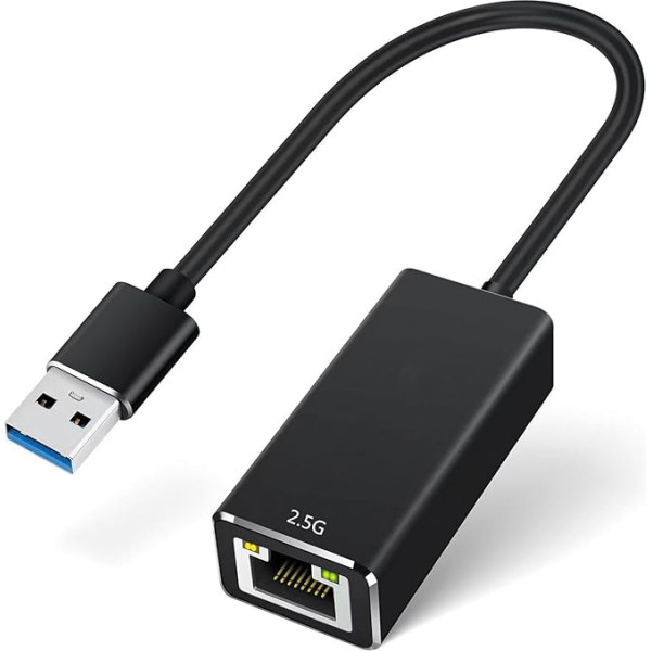 VALUE USB 3.2 Gen 1 A tipa pārveidotājs no USB 3.2 Gen 1 uz 2,5 Gigabit Ethernet pārveidotāju