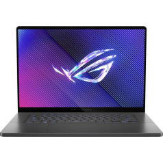 ASUS ROG Zephyrus G16 klēpjdators | 16 collu 2,5k WQXGA 240Hz/3ms IPS displejs | Intel Core Ultra 7 155H | 16 GB RAM | 1 TB SSD | NVIDIA RTX 4060 | Windows 11 | QWERTZ tastatūra | Eclipse Grey