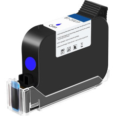 OLYBSJET oriģinālā šķīdinātāja ātri žūstošās tintes kasetne rokas tintes printerim BT-HH6105B2/BT-HH6105B3 zila krāsā