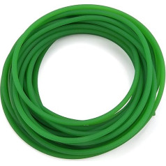 PU Drive Belt Polyurethane Drive Belt 10 mm Green Rough Surface High Performance Urethane Round Belt Green Rough Surface for Drive Transmission (5 mm x 10 m)